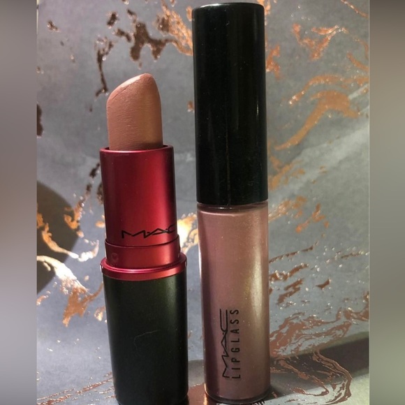 MAC Viva Glam II Lipstick & Viva Glam Ariana Grande LipGlass Set (DISCONTINUED) - Picture 1 of 6